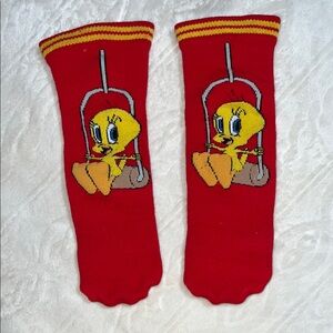 2000s Warner brothers tweety bird‎ socks